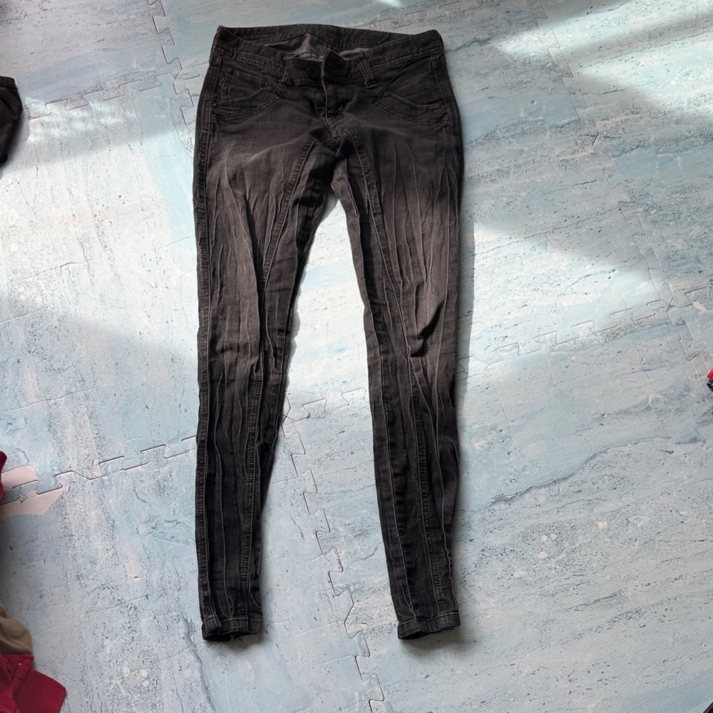 Black Denim Skinny Jeans